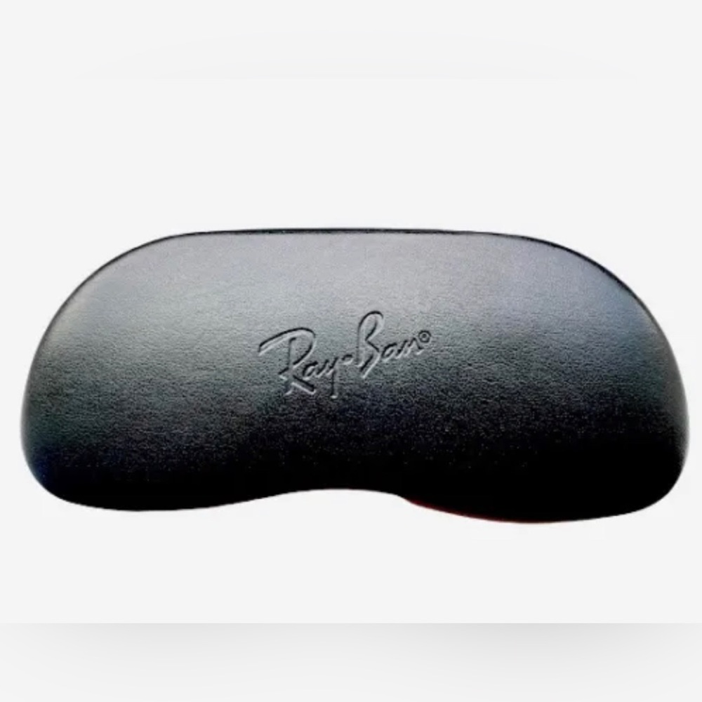 RAY BAN HARD BLACK SUNGLASSES/ GLASSES CASE